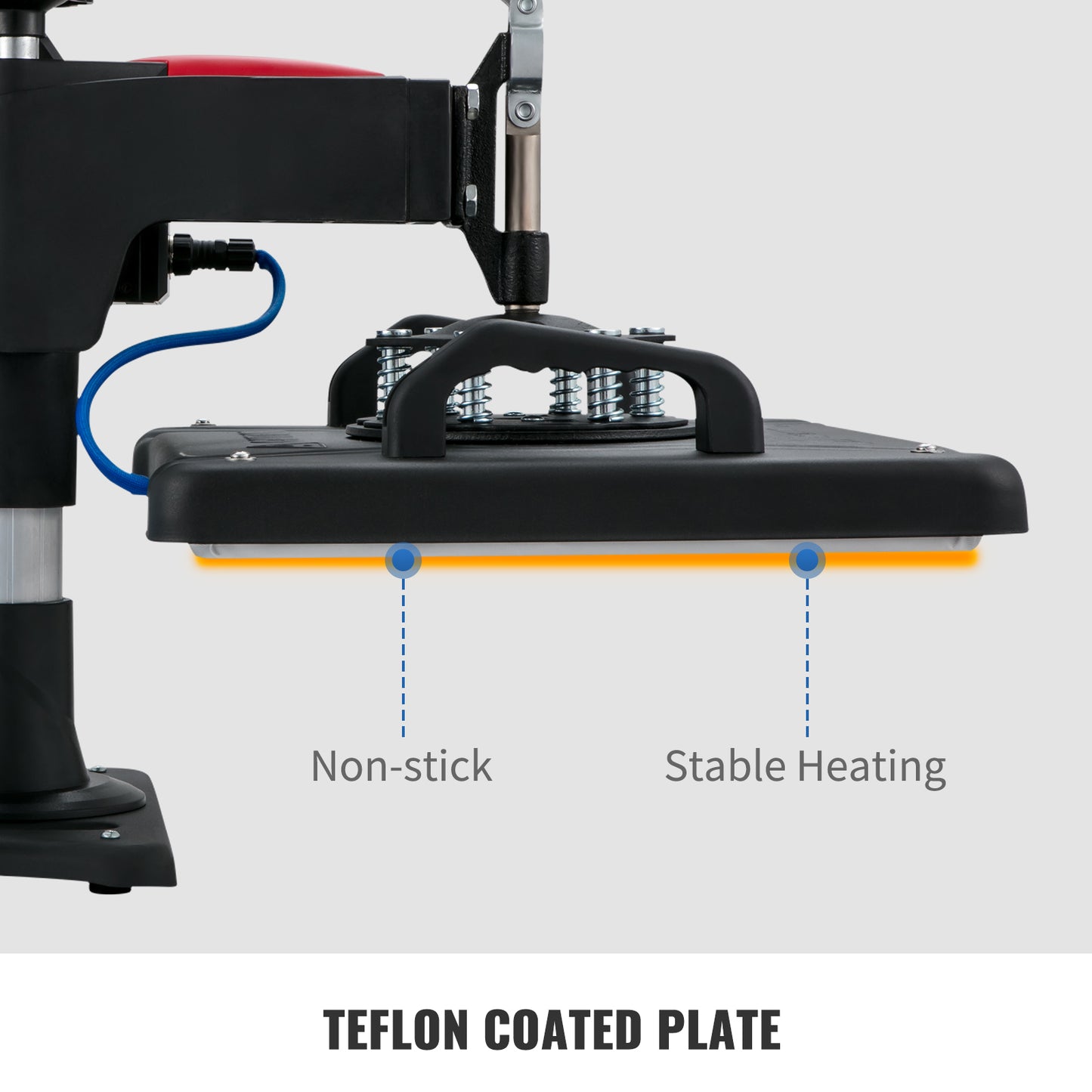 SucceBuy Heat Press 5in1 Heat Press Machine 12x15in Clamshell Sublimation Transfer Printer Digital Precise Temperature Control