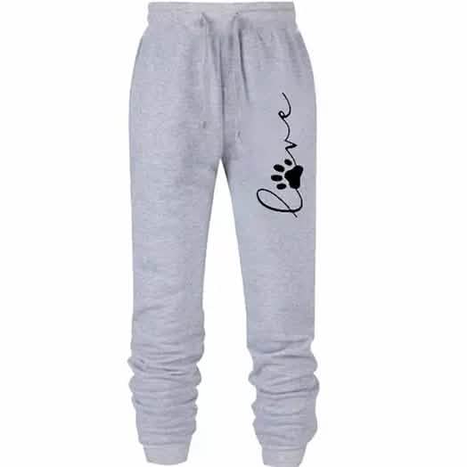 Leo Rosi Women's Love Dog Paw Print Joggers