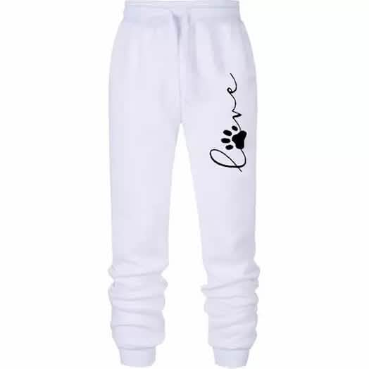 Leo Rosi Women's Love Dog Paw Print Joggers