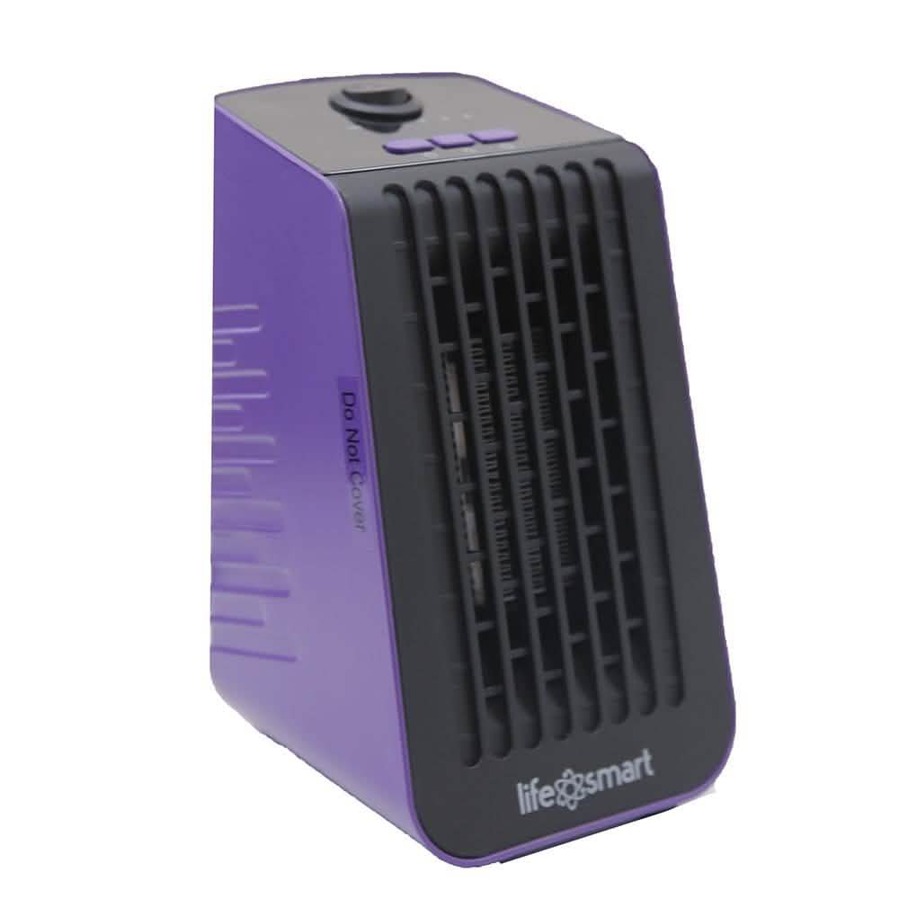Life Smart Desktop Personal Heater & Fan - Assorted Colors