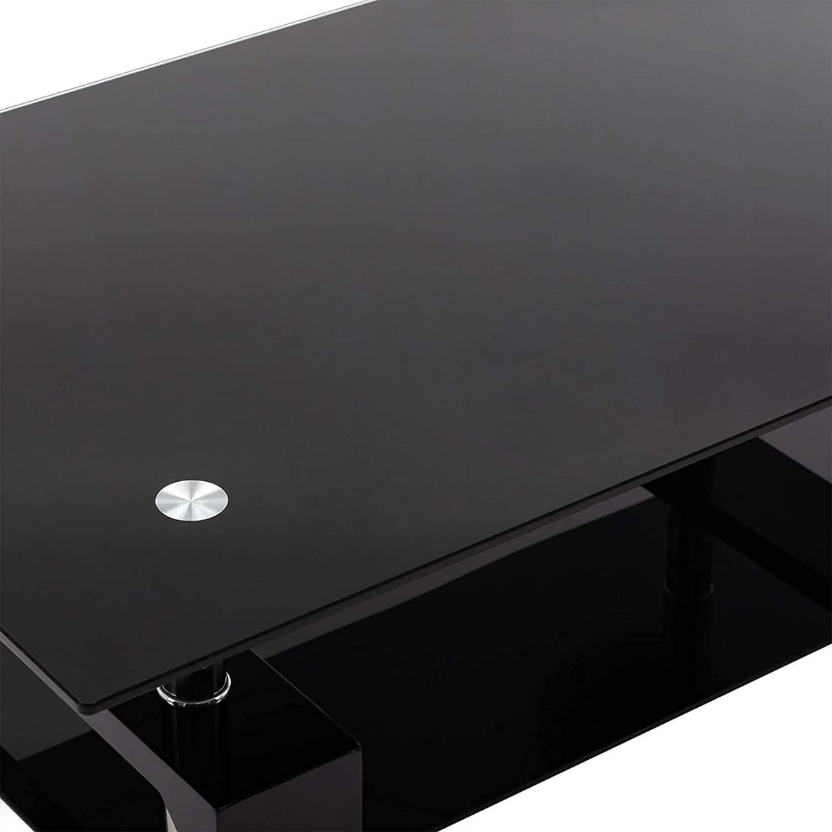 Living Room Rectangle Glass Coffee Table