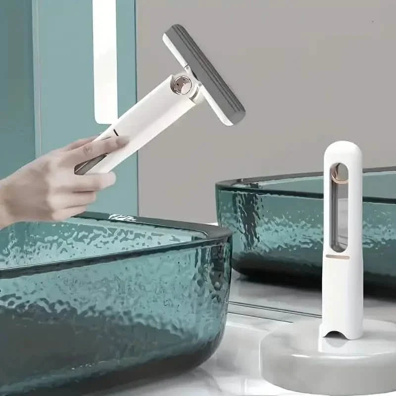 Mini Mop Sponge Mop Folding Home Cleaning Mops with Self-Squeezing