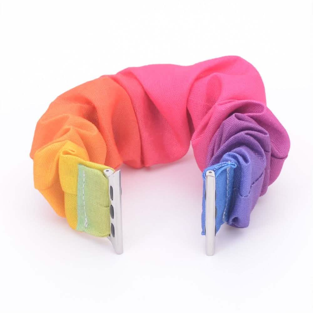 Multifunction Hair Scrunchie Apple Watch Band - Assorted Colors
