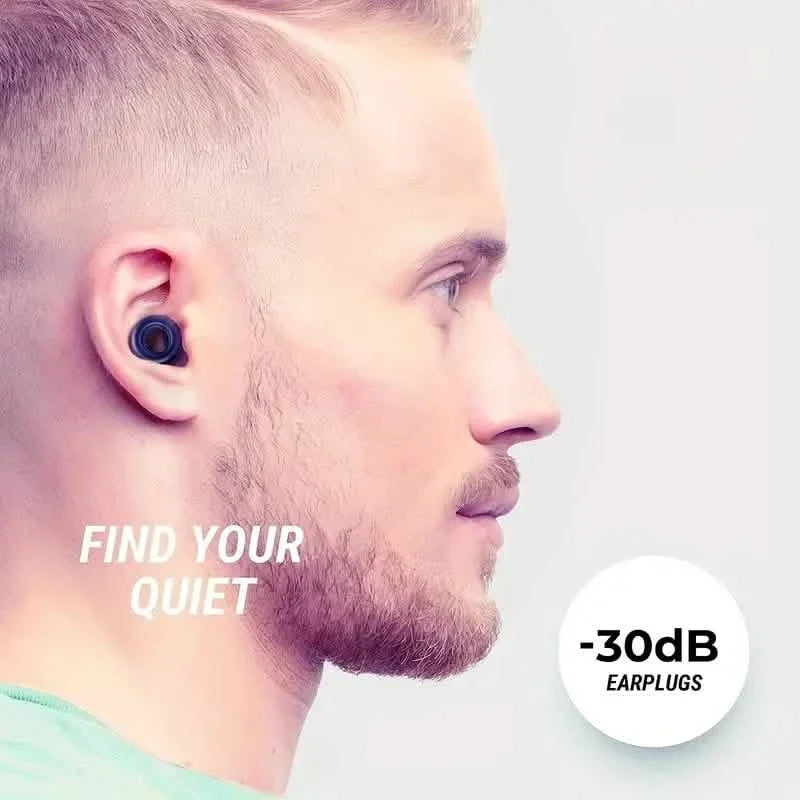 Pair of Super Soft, Reusable Silicone Ear Plugs