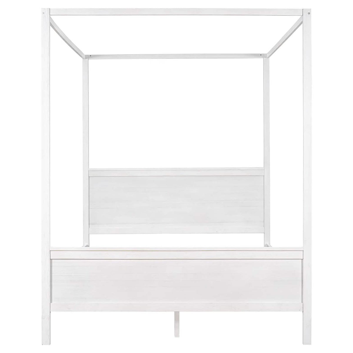 Queen Size Canopy Bed with 2 Nightstands