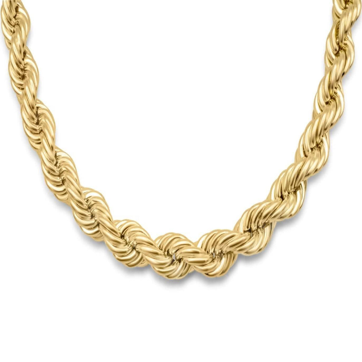 Rope Chain in Yellow Gold - 10mm