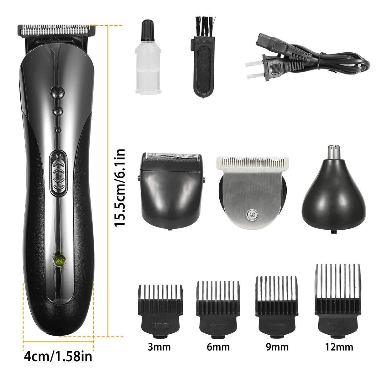 SHINON Men Electric Hair Clipper 3-in-1