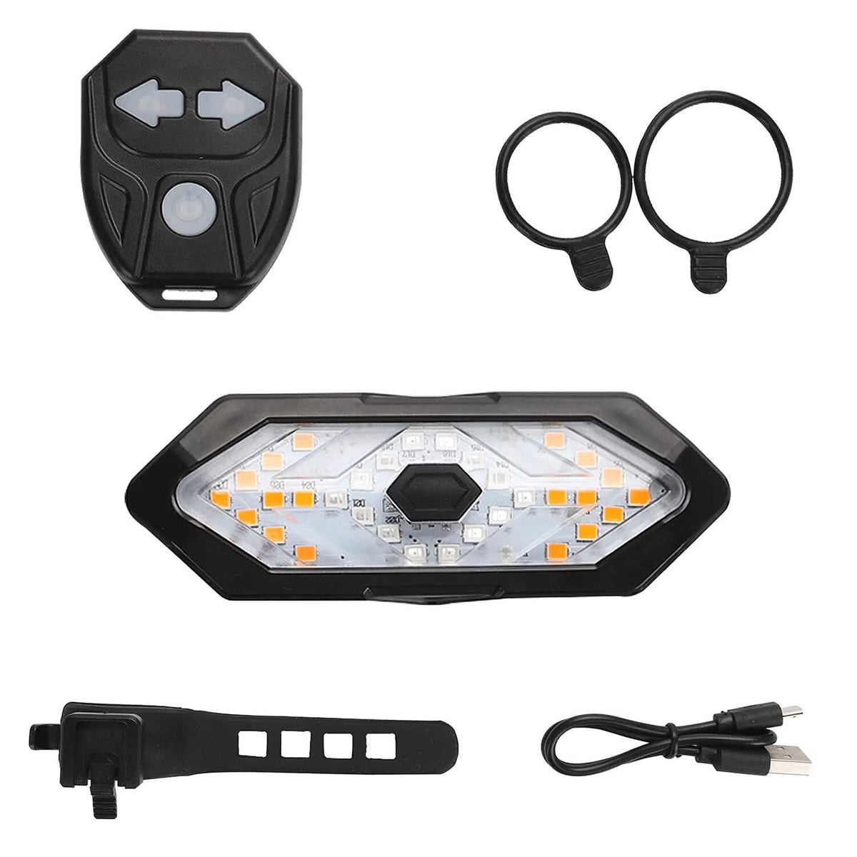 Smart Bike Tail Light USB Rechargeable LED Bicycle Rear Light