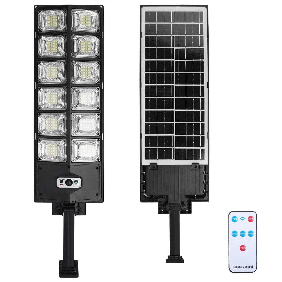 Solar Powered Wall Light Beads PIR Motion Sensor