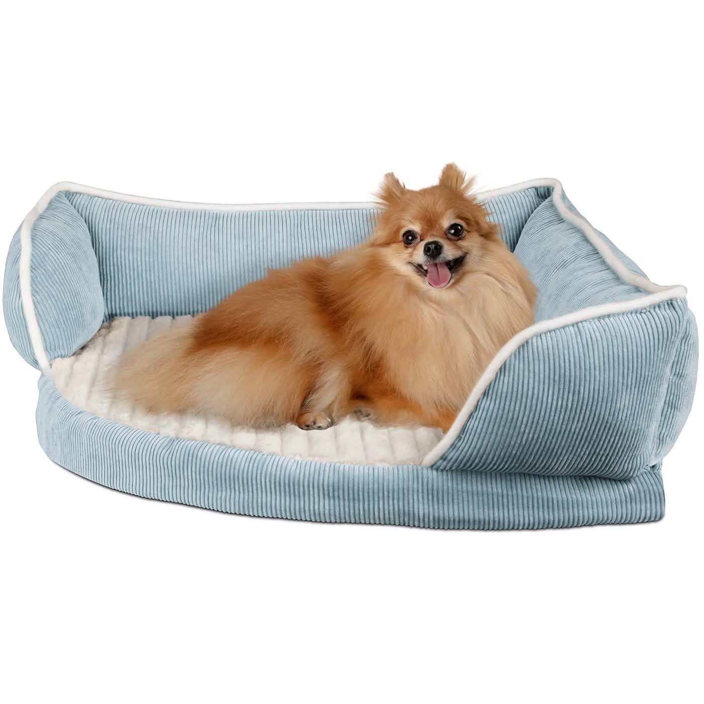 Triangle Corner Pet Bed - Corduroy