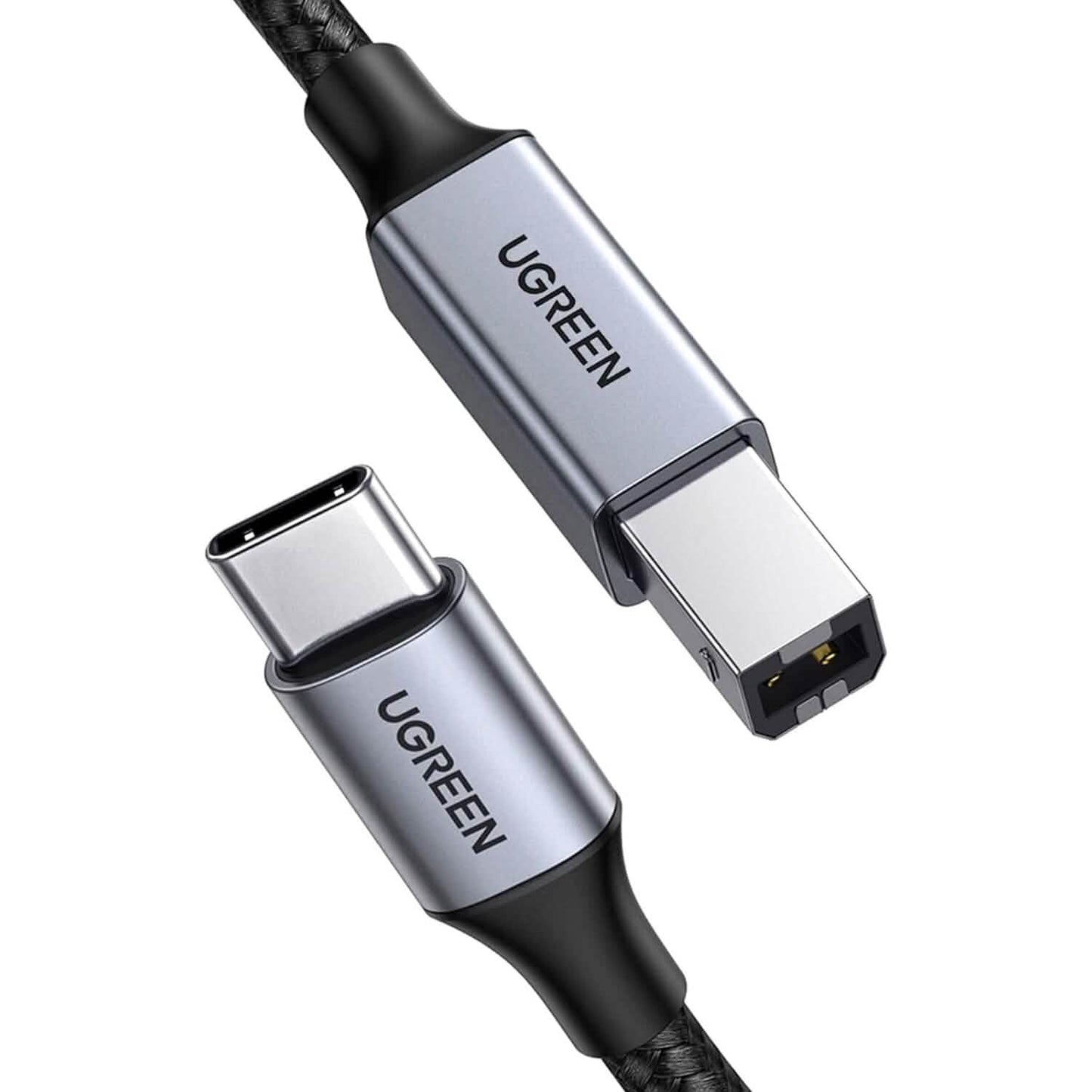 UGREEN USB B to USB C 3 FT Printer Cable (Refurbished)