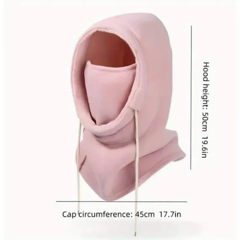 Winter Balaclava Hooded Scarf - Warm Neck Gaiter with Hood