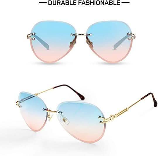 Women Aviation Sunglasses - Polycarbonate UV 400 Adjustable Legs