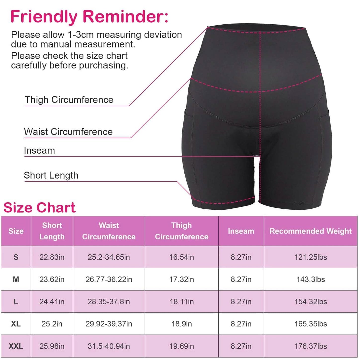 Women Maternity Seamless Shorts