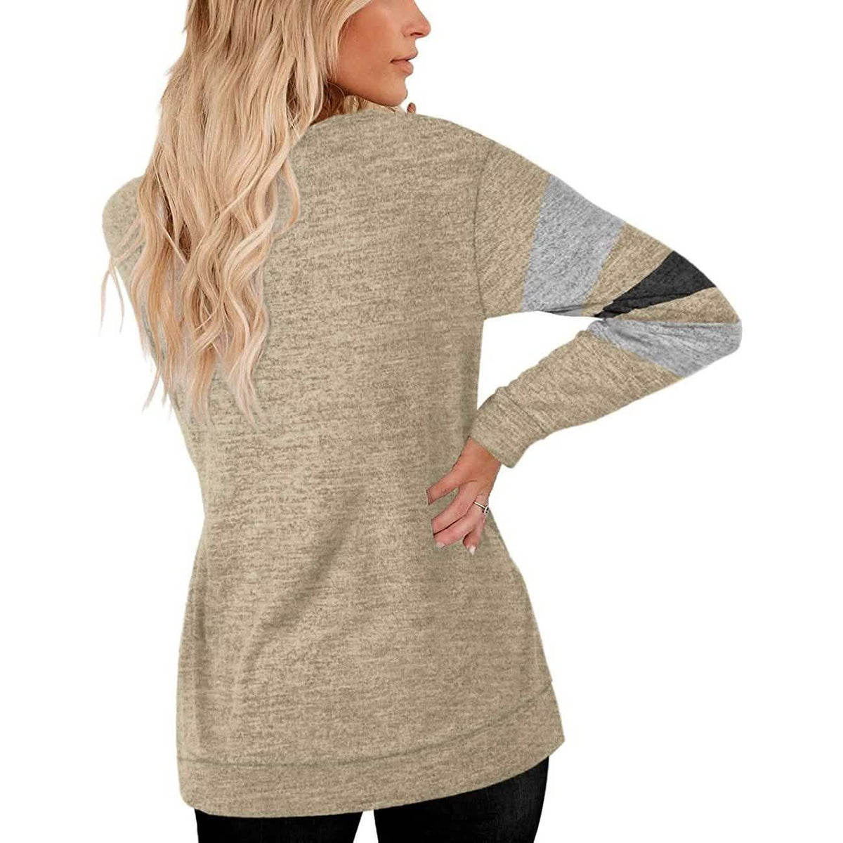 Women's Crewneck Sweatshirts Long Sleeve Sweaters Tunic Tops